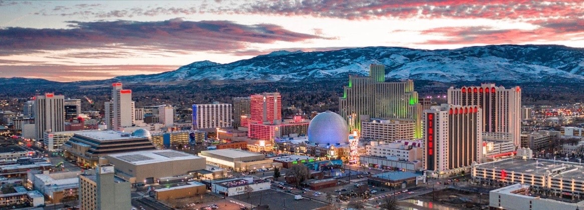 Reno Nevada aerial view community