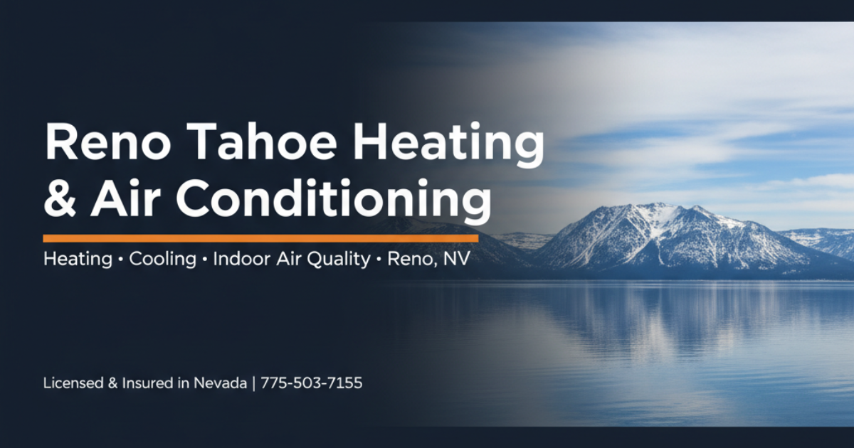 Reno Tahoe Heating & Air Conditioning cover